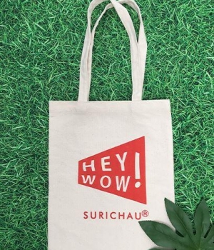 TÚI CANVAS MÀU TRẮNG KEM SURI CHAU
