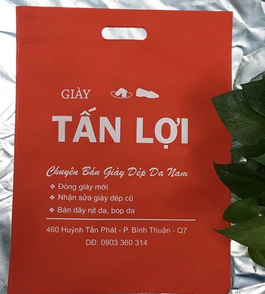 TÚI VẢI KHÔNG DỆT GIÀY TẤN LỢI